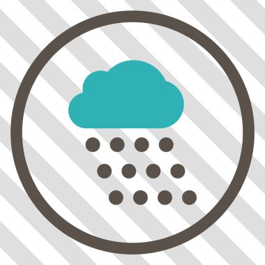 yağmur bulutu vektör simgesi