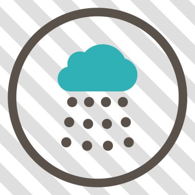 yağmur bulutu vektör simgesi