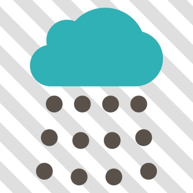 yağmur bulutu vektör simgesi