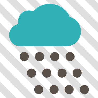 yağmur bulutu vektör simgesi