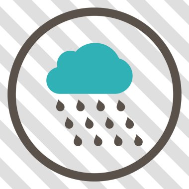 yağmur bulutu vektör simgesi