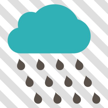 yağmur bulutu vektör simgesi