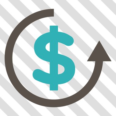 Geri ödeme vektör simgesi