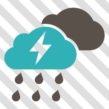 Fırtına bulutları vektör simgesi