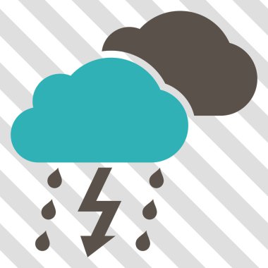 Fırtına bulutları vektör simgesi