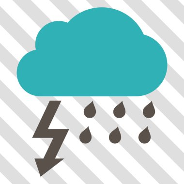 Fırtına vektör simgesi