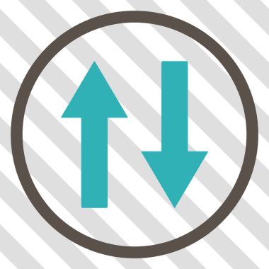 Dikey Çevir ok simge vektör