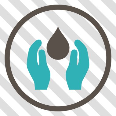 Su bakım vektör simgesi