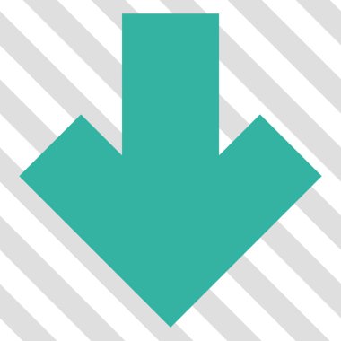 ok aşağı vektör simgesi