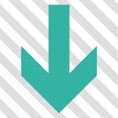 ok aşağı vektör simgesi