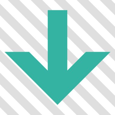 ok aşağı vektör simgesi