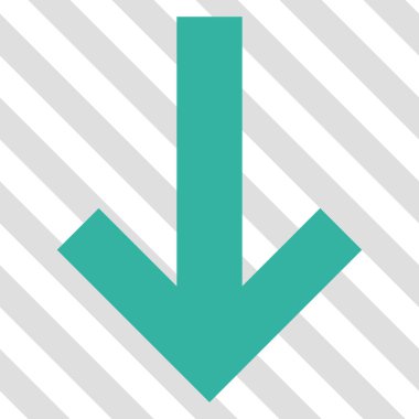 ok aşağı vektör simgesi