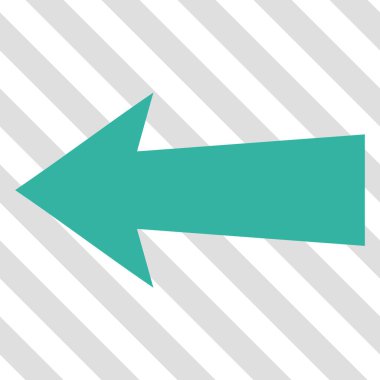 Ok sol vektör simgesi