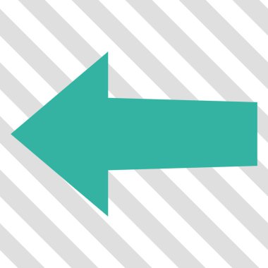 Ok sol vektör simgesi