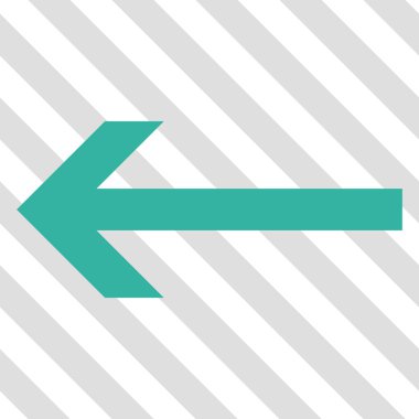 Ok sol vektör simgesi