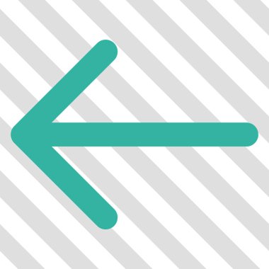 Ok sol vektör simgesi