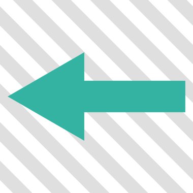 Ok sol vektör simgesi