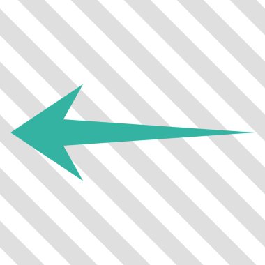 Ok sol vektör simgesi