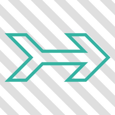 ok sağ vektör simgesi