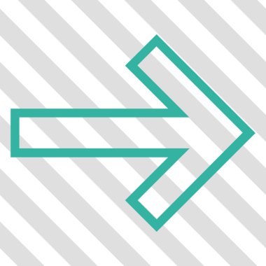 ok sağ vektör simgesi