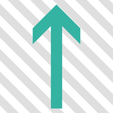 Yukarı Oklu Vektör Simgesi