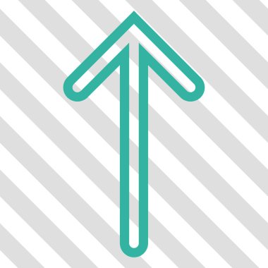 Yukarı Oklu Vektör Simgesi