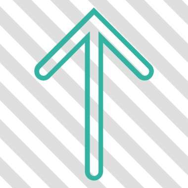 Yukarı Oklu Vektör Simgesi