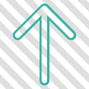 Yukarı Oklu Vektör Simgesi