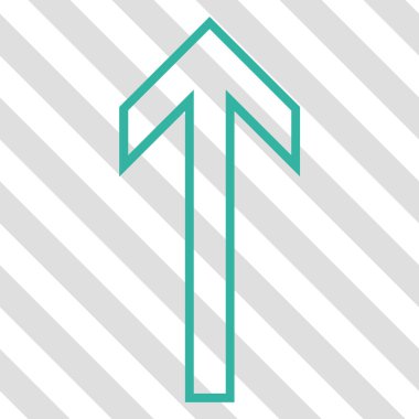 Yukarı Oklu Vektör Simgesi