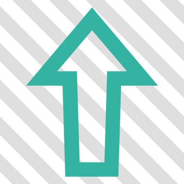 Yukarı Oklu Vektör Simgesi