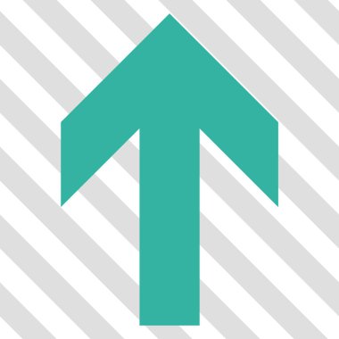 Yukarı Oklu Vektör Simgesi