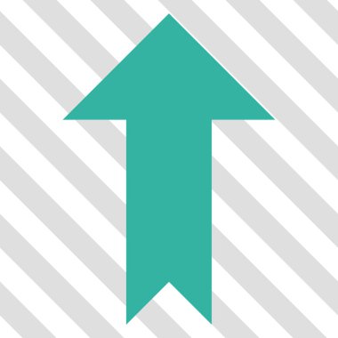 Yukarı Oklu Vektör Simgesi