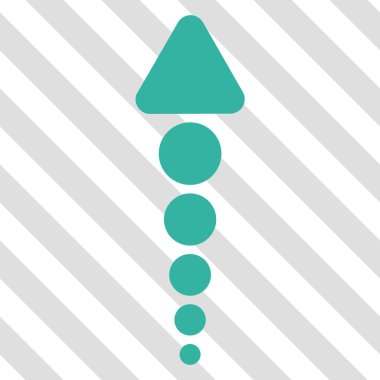 Yukarı Oklu Vektör Simgesi