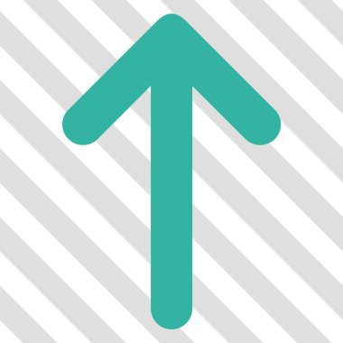 Yukarı Oklu Vektör Simgesi