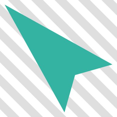 Ok ucu sol yukarı vektör simgesi