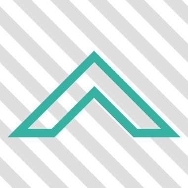 Vektör simge yukarı ok ucu