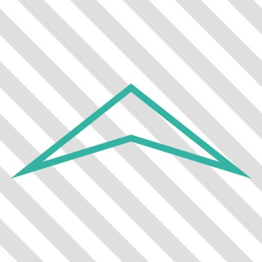 Vektör simge yukarı ok ucu