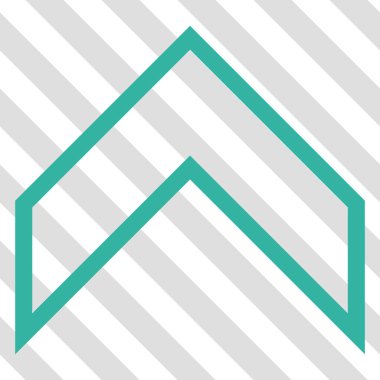 Vektör simge yukarı ok ucu