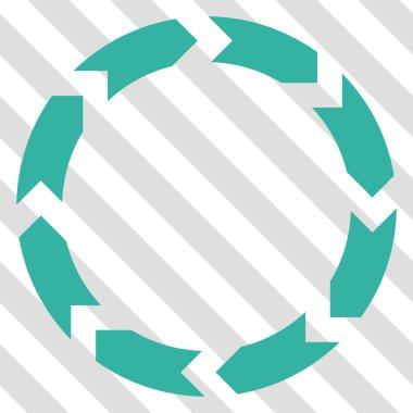 Dolaşım vektör simgesi