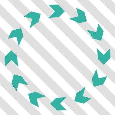 Dolaşım vektör simgesi