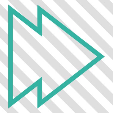 Yöne doğru vektör simgesi