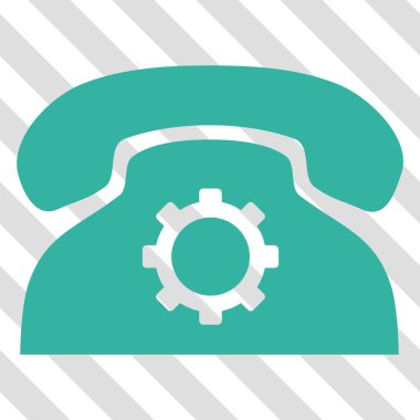 Telefon ayarları vektör simgesi