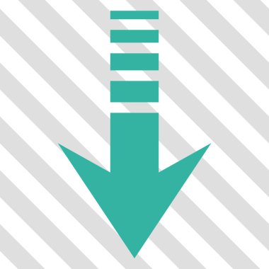 Aşağıya vektör simgesi gönder