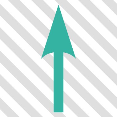 Vektör simge yukarı ok keskin