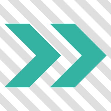 Üst karakter doğru vektör simgesi