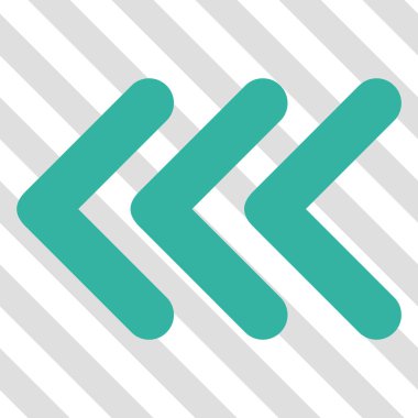 Üçlü ok ucu sol vektör simgesi