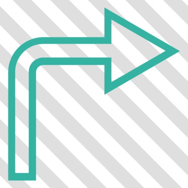 Doğru vektör simge açmak