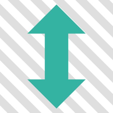 Dikey Exchange okları vektör simgesi