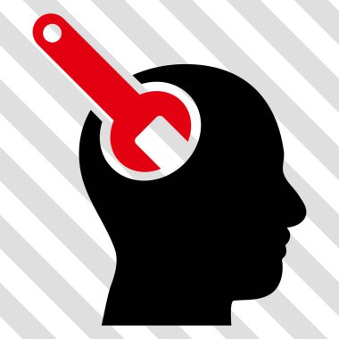 Beyin aracı vektör simgesi