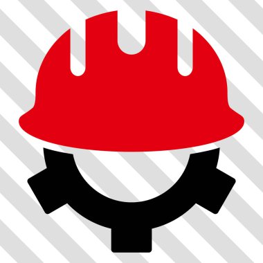 Geliştirme kask vektör simgesi